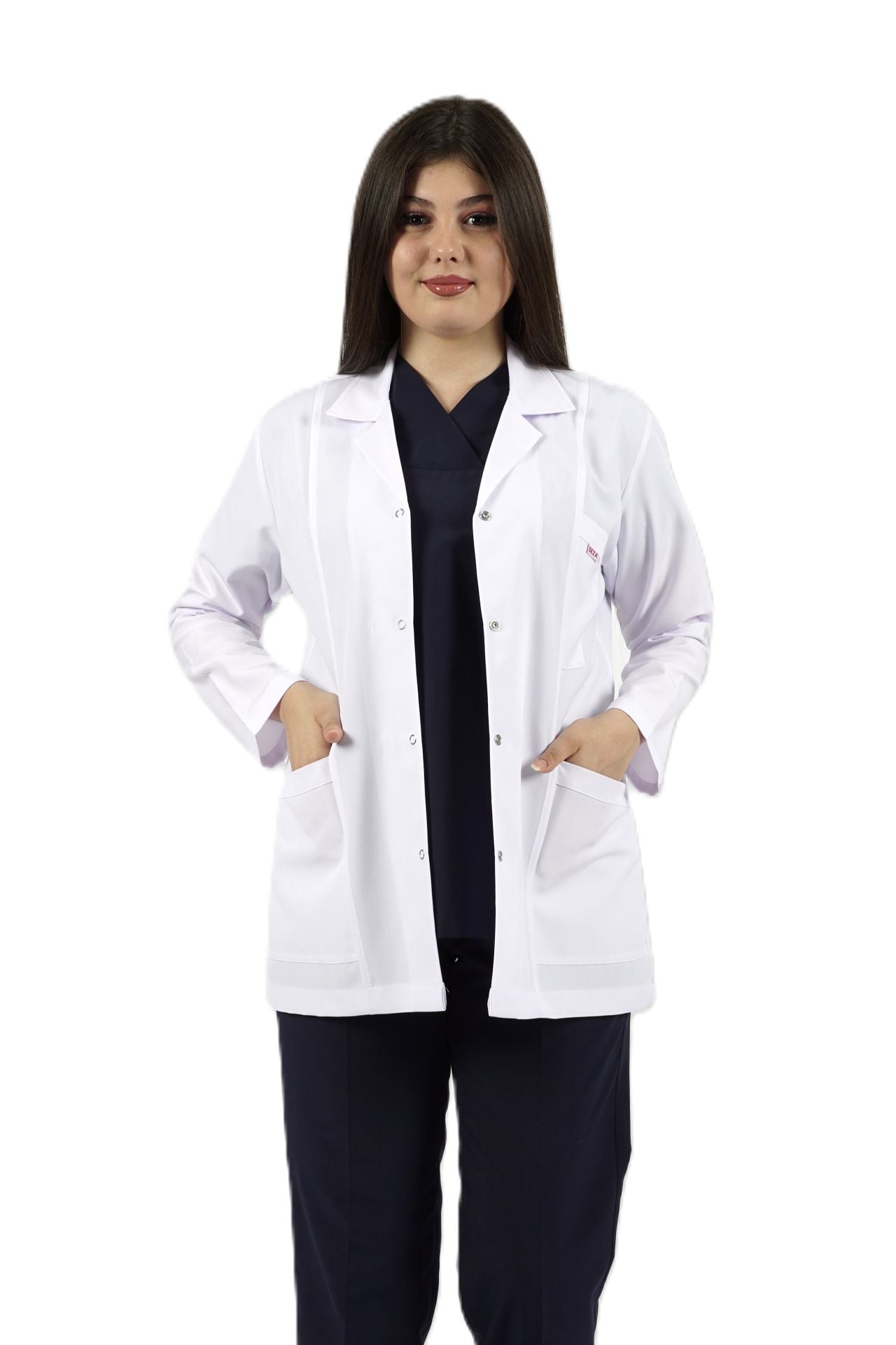 Gömlek Yaka Ceket Boy Kadın Doktor-Öğretmen Önlüğü