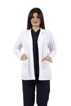 Gömlek Yaka Ceket Boy Kadın Doktor-Öğretmen Önlüğü