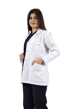 Gömlek Yaka Ceket Boy Kadın Doktor-Öğretmen Önlüğü