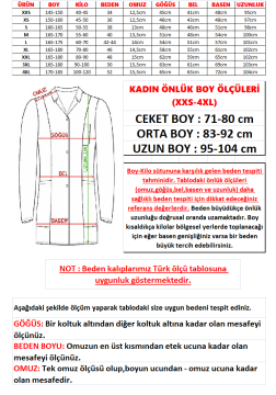 Gömlek Yaka Uzun Boy Kadın Doktor-Öğretmen Önlüğü
