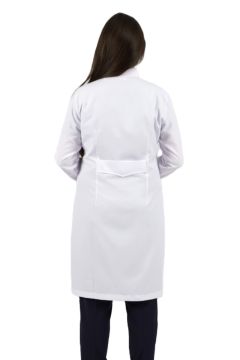 Hakim Yaka Uzun Boy Kadın Doktor-Öğretmen Önlüğü