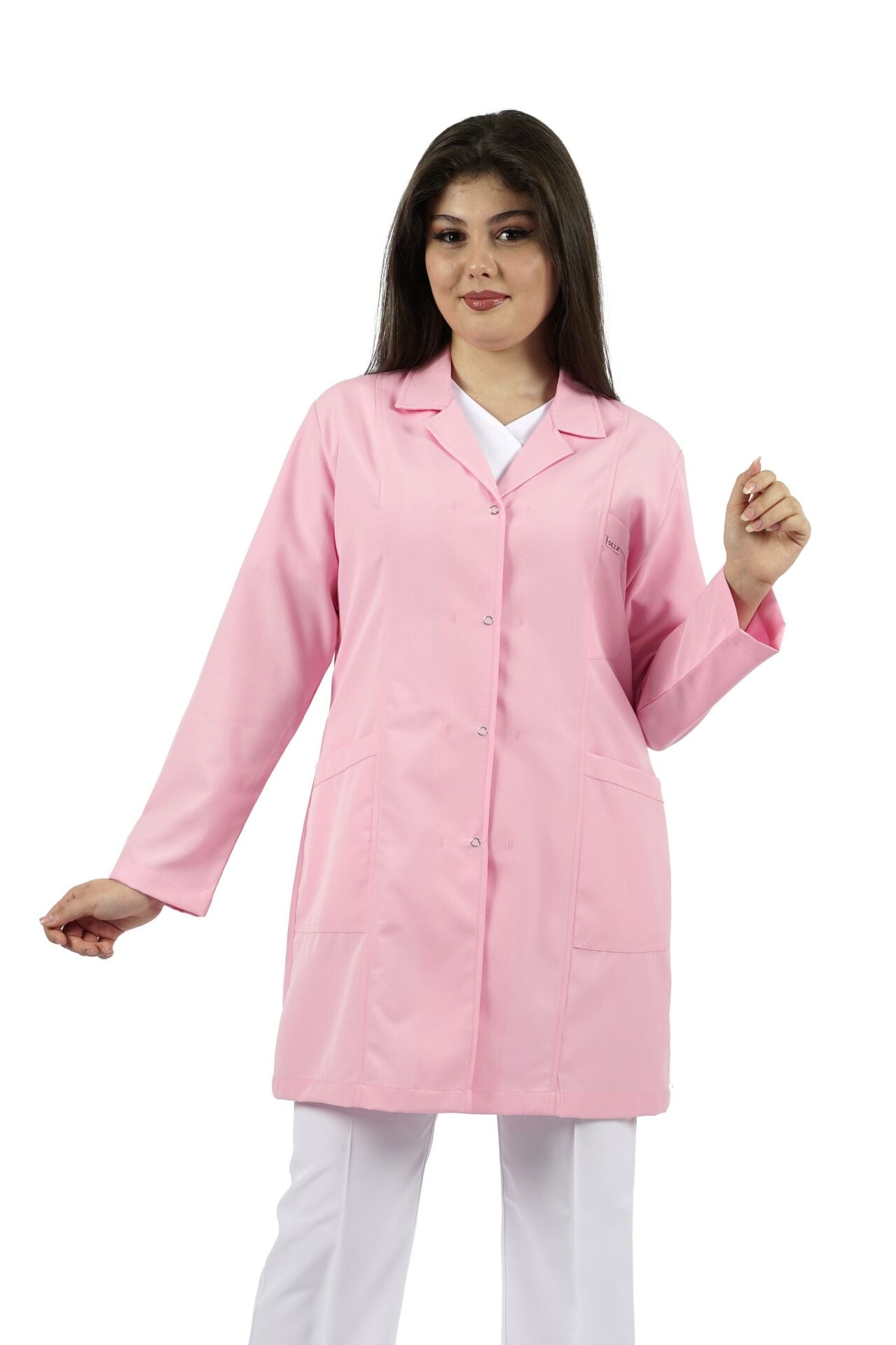 Kadın İş Önlüğü - Pembe