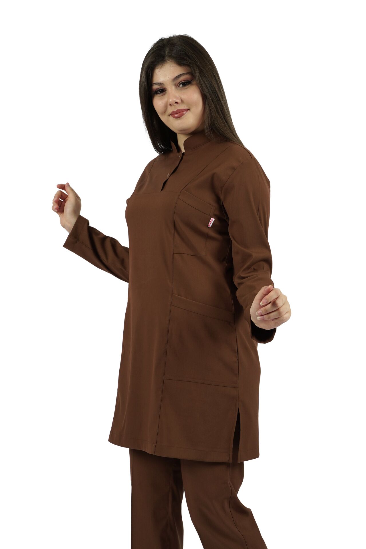 LİKRALI TESETTÜR FORMA TAKIM - Kahve