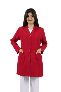 Kadın İş Önlüğü - Kırmızı
