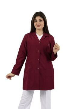 Kadın İş Önlüğü - Bordo