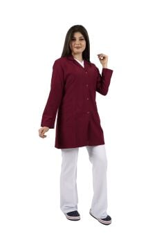 Kadın İş Önlüğü - Bordo