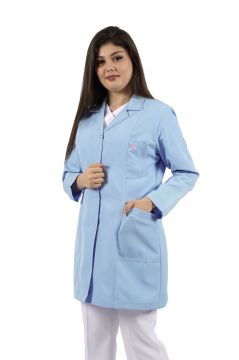 Kadın İş Önlüğü - Açık Mavi