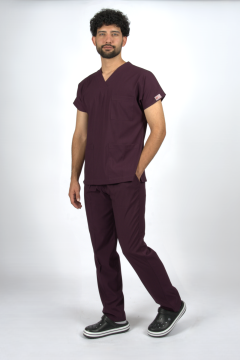 Mürdüm Premium Flex Unisex Likralı Scrubs Doktor Hemşire Üniforma Takım