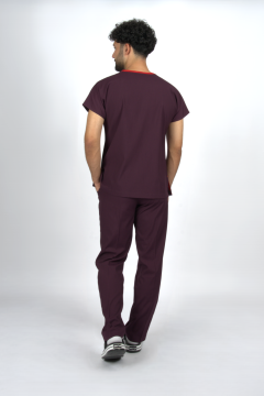 Mürdüm Premium Flex Unisex Likralı Scrubs Doktor Hemşire Üniforma Takım
