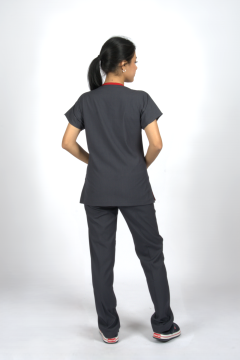 Füme Premium Flex Unisex Likralı Scrubs Doktor Hemşire Üniforma Takım