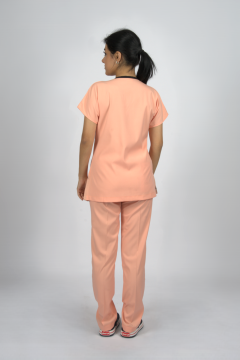 Somon Premium Flex Unisex Likralı Scrubs Doktor Hemşire Üniforma Takım