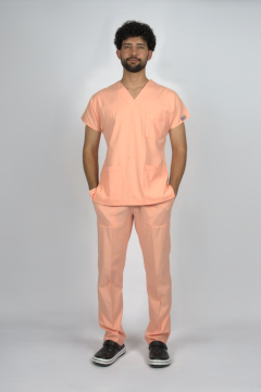 Somon Premium Flex Unisex Likralı Scrubs Doktor Hemşire Üniforma Takım