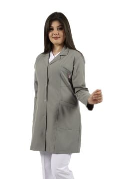 Kadın İş Önlüğü - Gri
