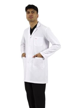 Gömlek Yaka Orta Boy Erkek Doktor-Öğretmen Önlüğü