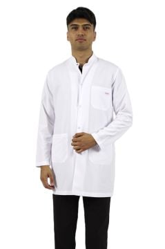 Hakim Yaka Orta Boy Erkek Doktor-Öğretmen Önlüğü