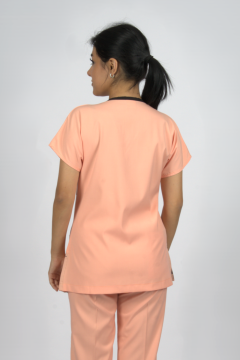 Somon Premium Flex Likralı Unisex Scrubs Doktor Hemşire Forma Üst