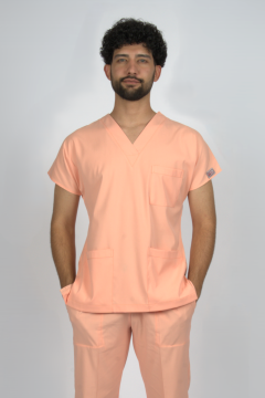 Somon Premium Flex Likralı Unisex Scrubs Doktor Hemşire Forma Üst