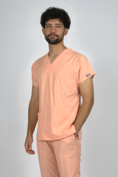 Somon Premium Flex Likralı Unisex Scrubs Doktor Hemşire Forma Üst
