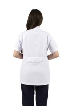 Gömlek Yaka Kısa Kol Kadın Doktor-Öğretmen Önlüğü
