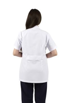 Gömlek Yaka Kısa Kol Kadın Doktor-Öğretmen Önlüğü