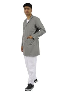 Erkek İş Önlüğü - Gri