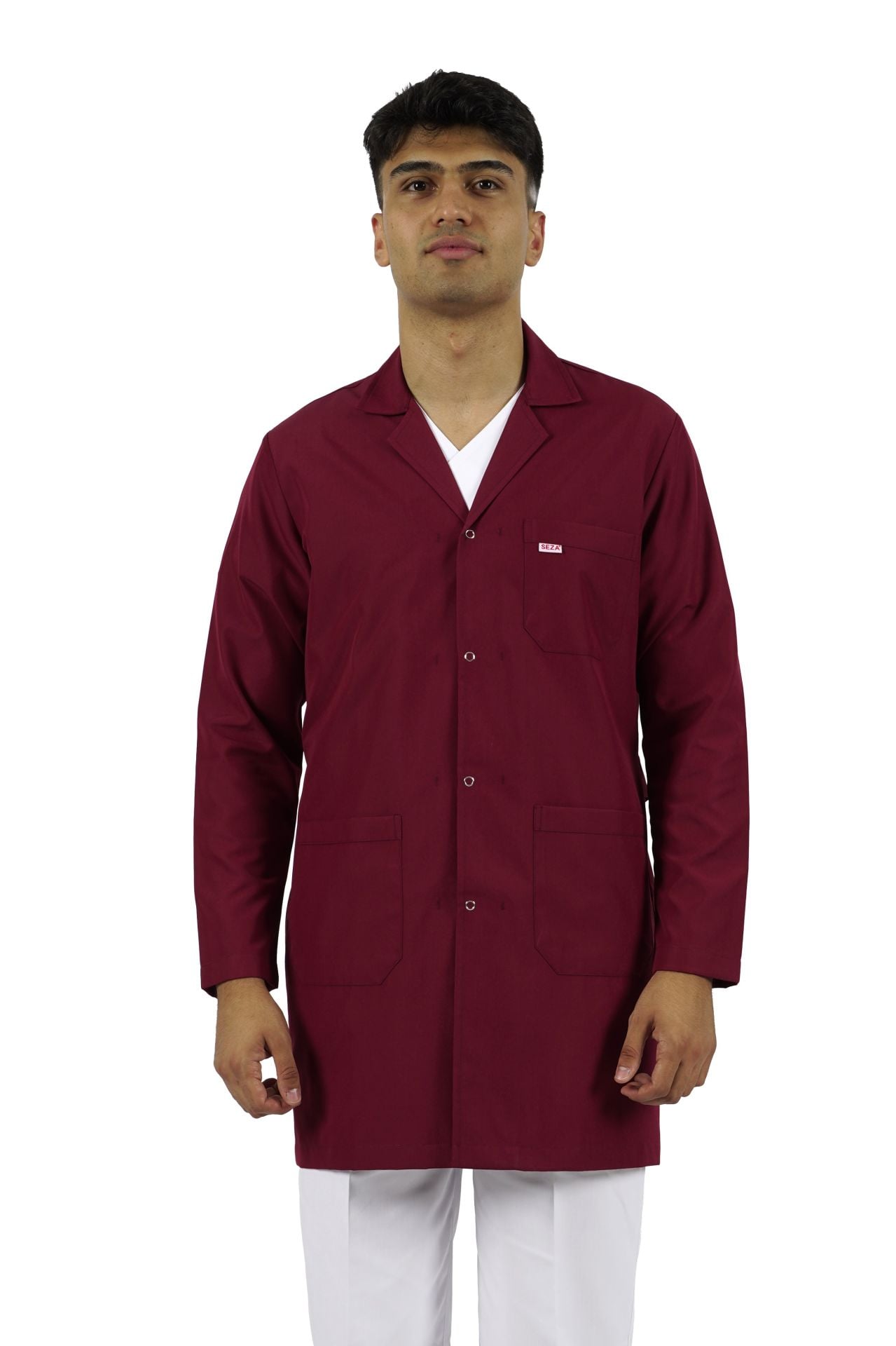 Erkek İş Önlüğü - Bordo