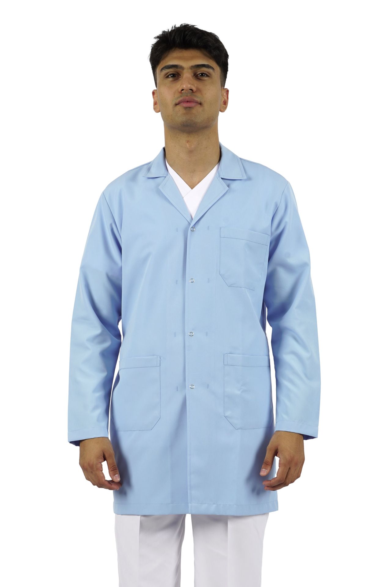 Erkek İş Önlüğü - Açık Mavi
