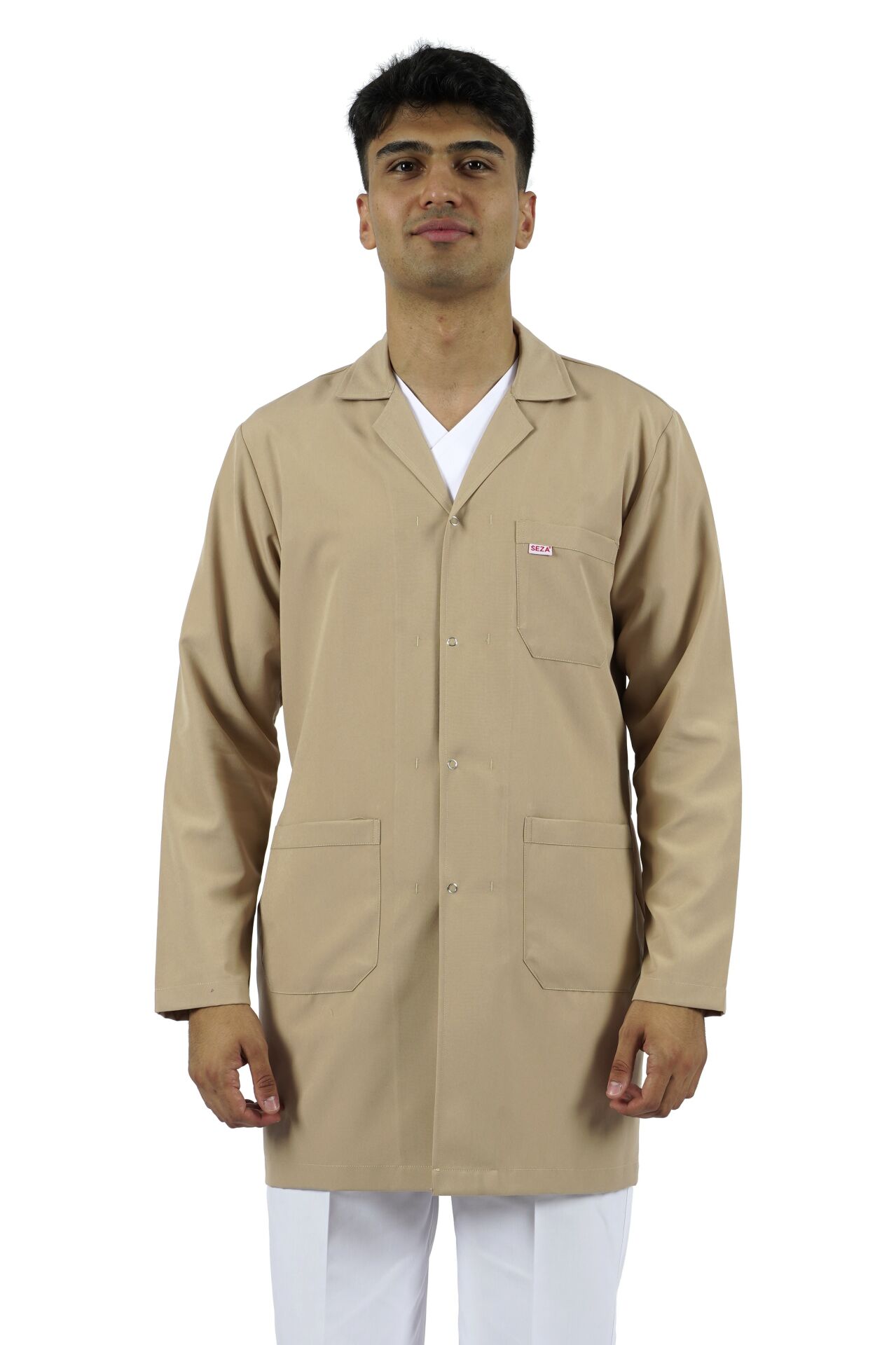 Erkek İş Önlüğü - Bej