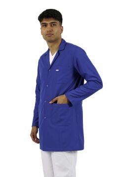 Erkek İş Önlüğü - Saks Mavi