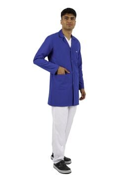 Erkek İş Önlüğü - Saks Mavi