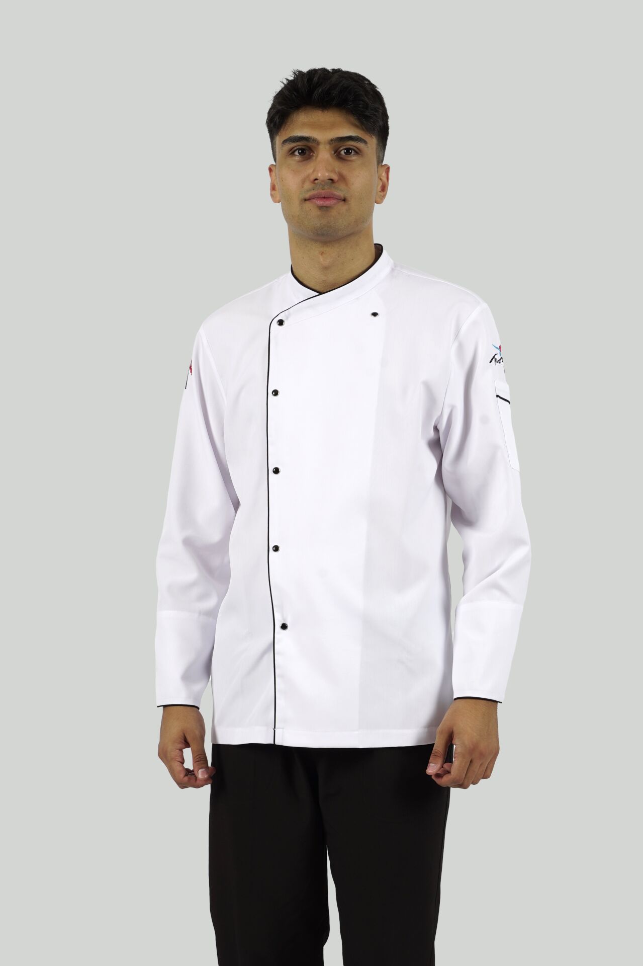 AŞÇI ŞEF CEKETİ - Beyaz / Siyah