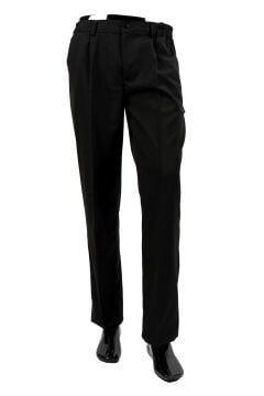 AŞÇI ERKEK SİYAH PANTOLON - Kemerli