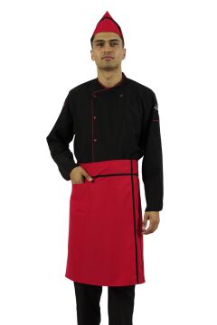 BEL ÖNLÜK - Kırmızı / Siyah Biyeli