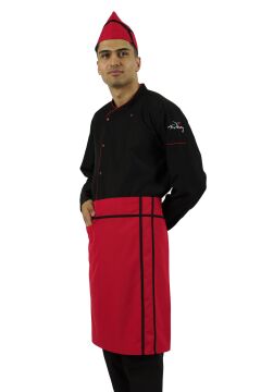 BEL ÖNLÜK - Kırmızı / Siyah Biyeli