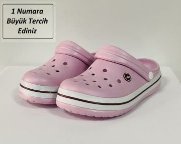 Ortopedik Bay Bayan Pembe Crocss Terlik Doktor Hemşire Aşçı Terliği Orjinal Akınal Bella